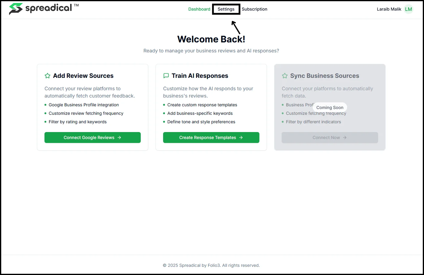 Step 13: Configure your business details in settings